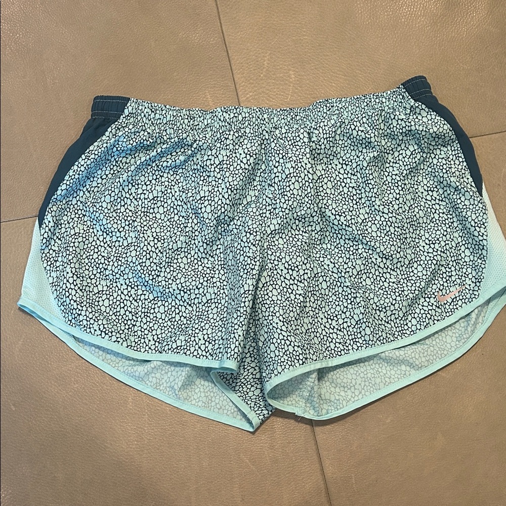Nike Women's Teal Dri-Fit Athletic Shorts